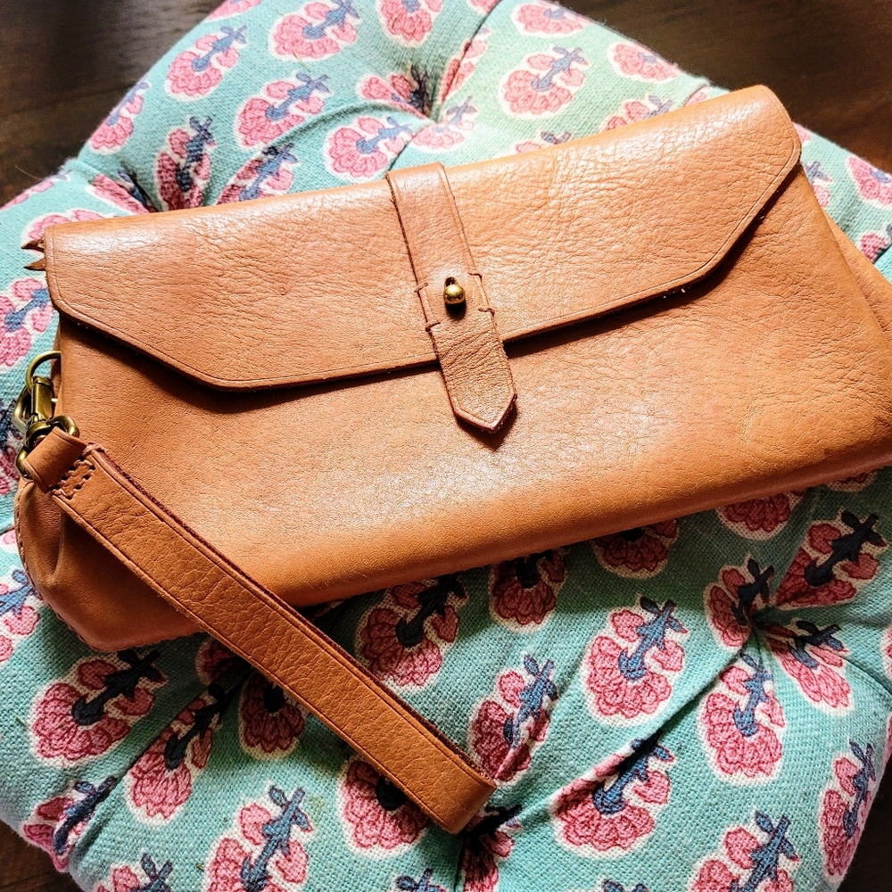Madewell 1937 Leather Wallet Clutch